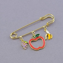 картинка Брошь 'XUPING' Эмаль  (позолота 18к (лимонная)) от магазина Wolves