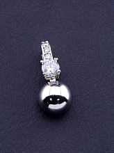 картинка Кулон 'XUPING' Фианит  (родий) от магазина Wolves