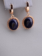 картинка Серьги 'Pataya' Каирская ночь (позолота 18к) от магазина Wolves