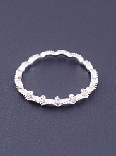 картинка Кольцо Фианит  (Серебро) от магазина Wolves