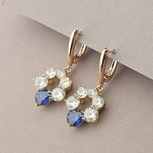 картинка Серьги 'SUNSTONES' Фианит (позолота 18к) от магазина Wolves