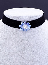 картинка Чокер 'FJ' Чешский хрусталь Ткань 30 см от магазина Wolves