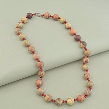 картинка Бусы 'SUNSTONES' Яшма Коралл 53 см от магазина Wolves