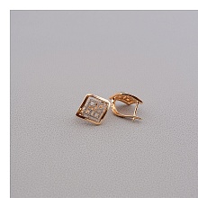 картинка Серьги Фианит 'XUPING' (позолота 18к) от магазина Wolves