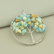 картинка Кулон Амазонит 50x50мм от магазина Wolves