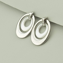 картинка Серьги 'XUPING' Фианит (родий) от магазина Wolves