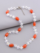 картинка Бусы Чешский хрусталь Кошачий глаз 45 см от магазина Wolves