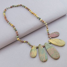 картинка Бусы Яшма 50 см от магазина Wolves