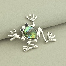 картинка Брошь Галиотис Фианит от магазина Wolves