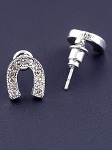 картинка Серьги Сrystal (родий) от магазина Wolves