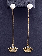 картинка Серьги 'XUPING' Майорка  (позолота 18к) от магазина Wolves