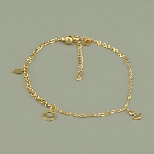 картинка Браслет на ногу 'XUPING' 24 см (позолота 18к) от магазина Wolves