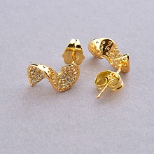 картинка Серьги 'XUPING' Фианит (позолота 18к) от магазина Wolves