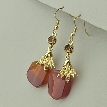 картинка Серьги Сердолик от магазина Wolves