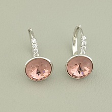картинка Серьги 'XUPING' Swarovski (родий) от магазина Wolves