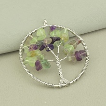 картинка Кулон Флюорит 50x50мм от магазина Wolves