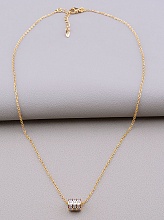 картинка Подвеска 'XUPING' Фианит 44 см (позолота 18к) от магазина Wolves