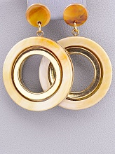 картинка Серьги 'FJ'  Пластик19 13 г от магазина Wolves