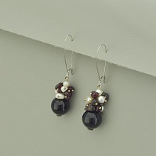 картинка Серьги 'SUNSTONES' Агат от магазина Wolves