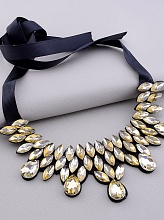 картинка Подвеска 'FJ' Фианит Ткань 60 см от магазина Wolves