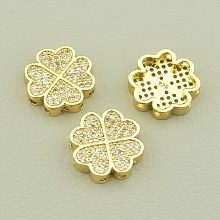 картинка Вставка Фианит 12х12мм (позолота 18к (лимонная)) от магазина Wolves