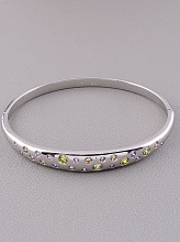 картинка Браслет 'XUPING' Фианит 17 см (родий) от магазина Wolves