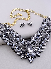 картинка Подвеска 'FJ' Сrystal Бижутерный сплав 45 см от магазина Wolves