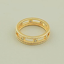 картинка Кольцо 'XUPING' Фианит (позолота 18к) от магазина Wolves