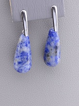 картинка Серьги 'Stainless Steel' Содалит от магазина Wolves