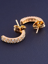 картинка Серьги 'XUPING' Фианит (позолота 18к) от магазина Wolves