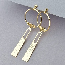 картинка Серьги 'XUPING' (позолота 18к) от магазина Wolves