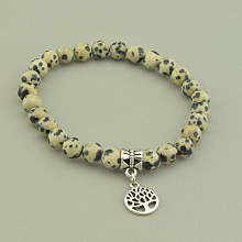 картинка Браслет 'SUNSTONES' Яшма 17 см от магазина Wolves