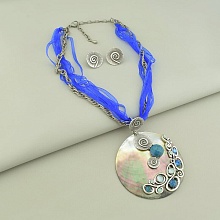 картинка Подвеска+Серьги Галиотис 47 см от магазина Wolves