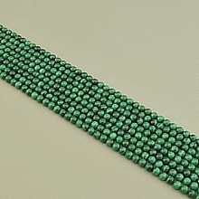 картинка Нитка Малахит 40 см 5 7 мм (Без замка) от магазина Wolves