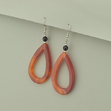 картинка Серьги Сердолик Агат от магазина Wolves