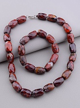 картинка Бусы+Браслет Яшма 46 см от магазина Wolves