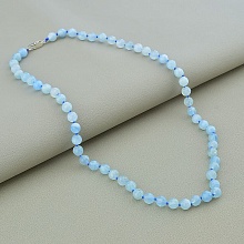 картинка Бусы 'SUNSTONES' Аквамарин Сталь 44 см от магазина Wolves