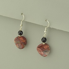 картинка Серьги Яшма от магазина Wolves