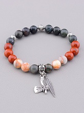 картинка Браслет 'SUNSTONES' Яшма 18 см от магазина Wolves