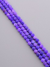 картинка Нитка Агат 36 см 8 мм (Без замка) от магазина Wolves