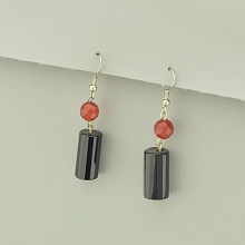 картинка Серьги Агат Сердолик от магазина Wolves