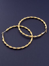 картинка Серьги 'FJ' 58х4мм от магазина Wolves