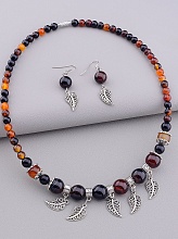 картинка Бусы+Серьги Сердолик 46 см от магазина Wolves