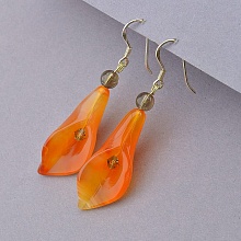 картинка Серьги Сердолик от магазина Wolves