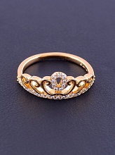 картинка Кольцо 'XUPING' Фианит (позолота 18к) от магазина Wolves