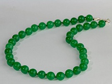 картинка Элитные Бусы Хризопраз на карабине от магазина Wolves