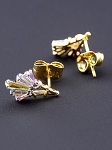 картинка Серьги 'XUPING' Фианит  (позолота 18к) от магазина Wolves