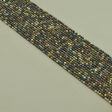 картинка Нитка Хризоколла 40 см 2 5 мм (Без замка) от магазина Wolves