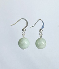 картинка Элитные Серьги Амазонит №1 от магазина Wolves