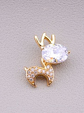 картинка Кулон 'XUPING' Фианит  (позолота 18к) от магазина Wolves